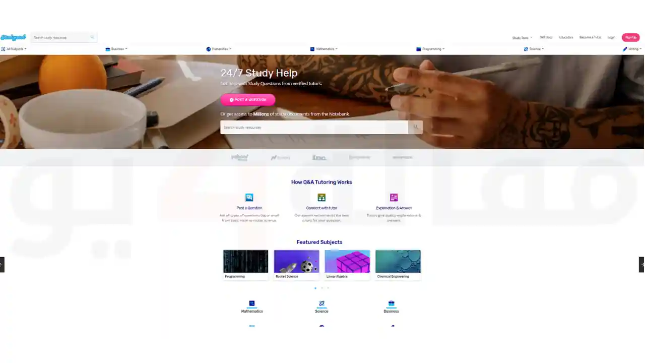 Studypool تسجيل الدخول