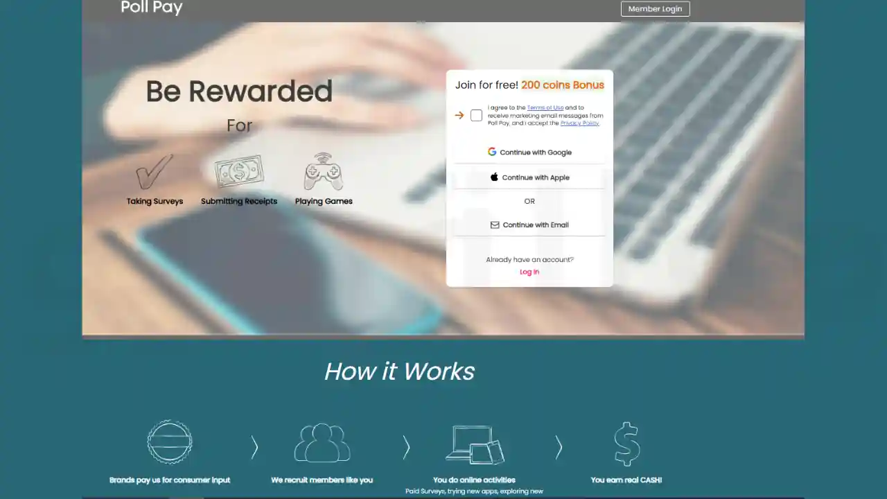 افضل المواقع للربح من الاستبيانات PollPay