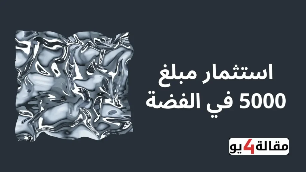 استثمار مبلغ 5000 في الفضة