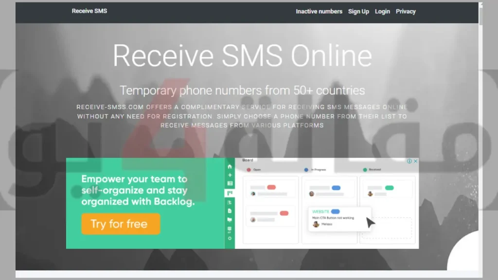 افضل موقع ارقام امريكية للواتس اب Receive SMS