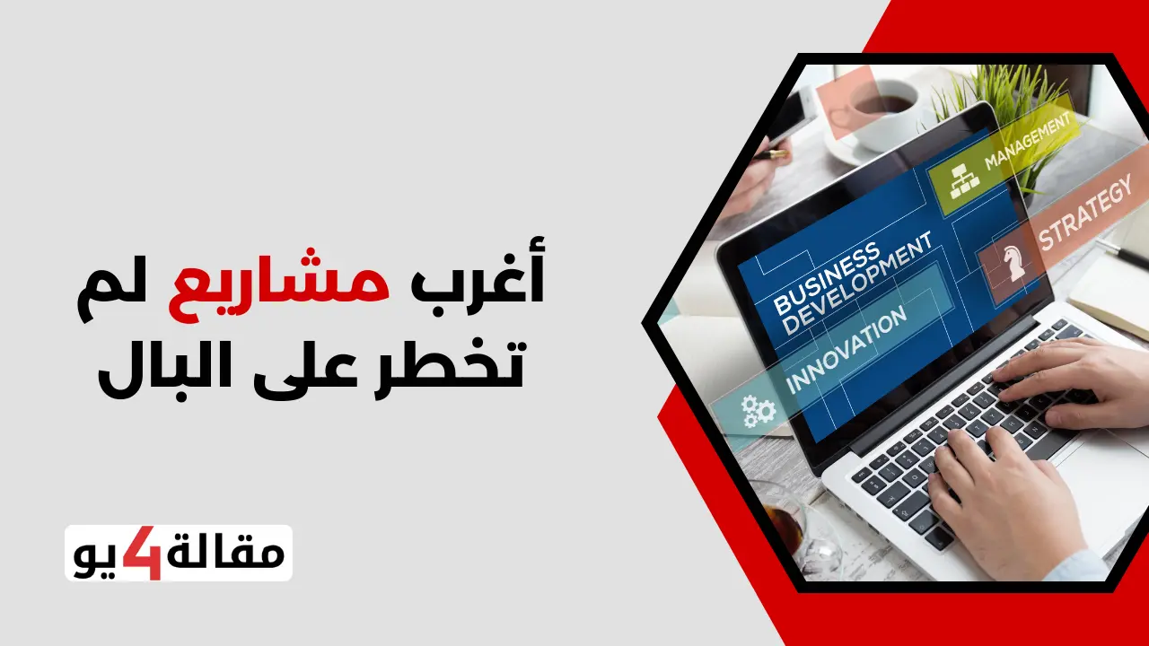 مشاريع لم تخطر على البال
