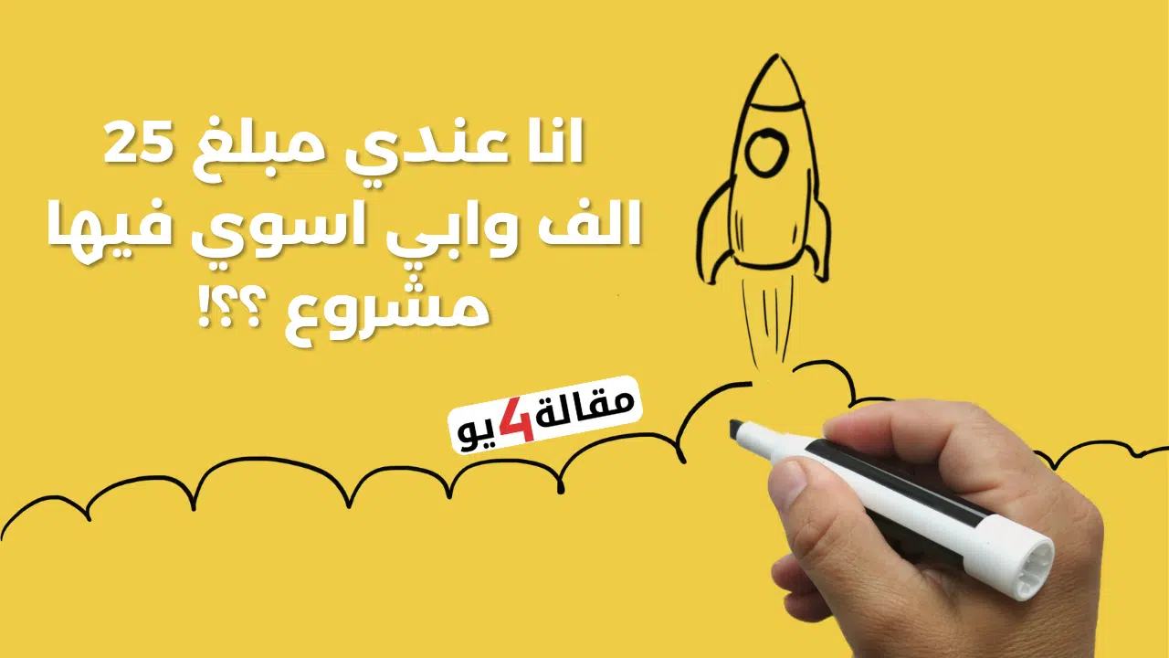 انا عندي مبلغ 25 الف وابي اسوي فيها مشروع