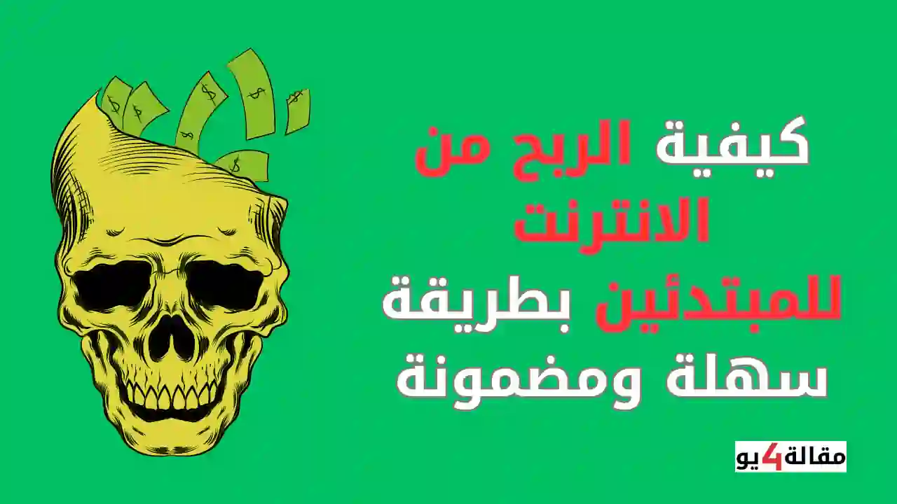كيفية الربح من الانترنت للمبتدئين بطريقة سهلة ومضمونة